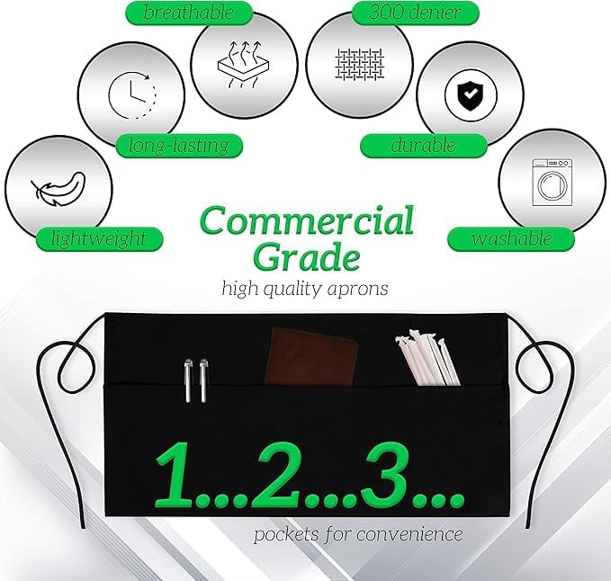Cooking Aprons Server - 24 Pack