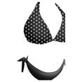 thumbnail image 4 of Traje de Baño Bikini Op para Mujer con Amarre Halter Negro Talla G, 2 Piezas, 4 of 4