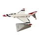 thumbnail image 2 of Modelo a escala 1/144, juguete de simulación, adorno de aleación, modelo de avión simulado para mueble de TV, estante, dormitorio, cafetería, blanco plateado, 2 of 9