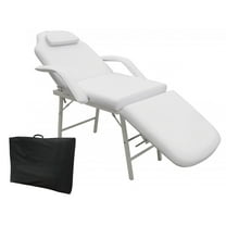 Costway 73'' Portable Tattoo Parlor Spa Salon Facial Bed Beauty Massage Table Chair
