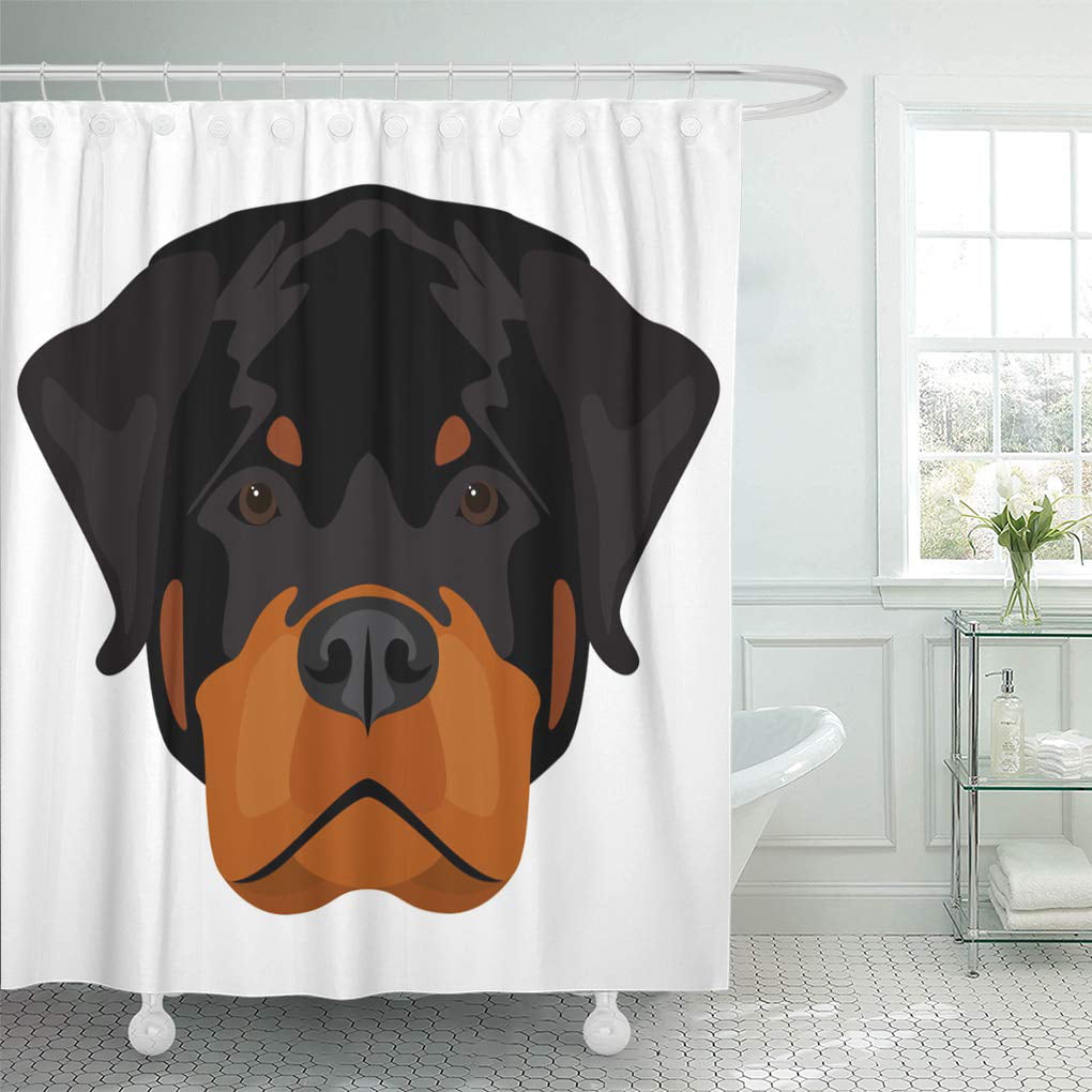 Personalized Rottweiler Water Color Wall Clock Dog Pet Gift Vetrinarian 
