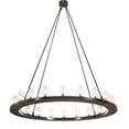thumbnail image 3 of Meyda Tiffany 222369 Loxley 20 Light 60" Wide Ring Chandelier - Bronze, 3 of 4