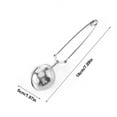 thumbnail image 3 of Shiogb Tea Strainer Premium Stainless, Tea Strainer with Handle for Loose Tea, Mesh Tea Filter Infusers, Fine Mesh Tea Ball, Reusable Tea Infuser for Cup Pot, 3 of 5