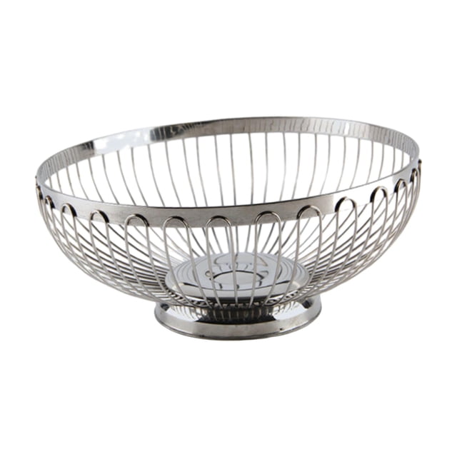 Cesta de frutas de cocina multiusos moderna para aperitivos, pan, verduras y almacenamiento. 22cm