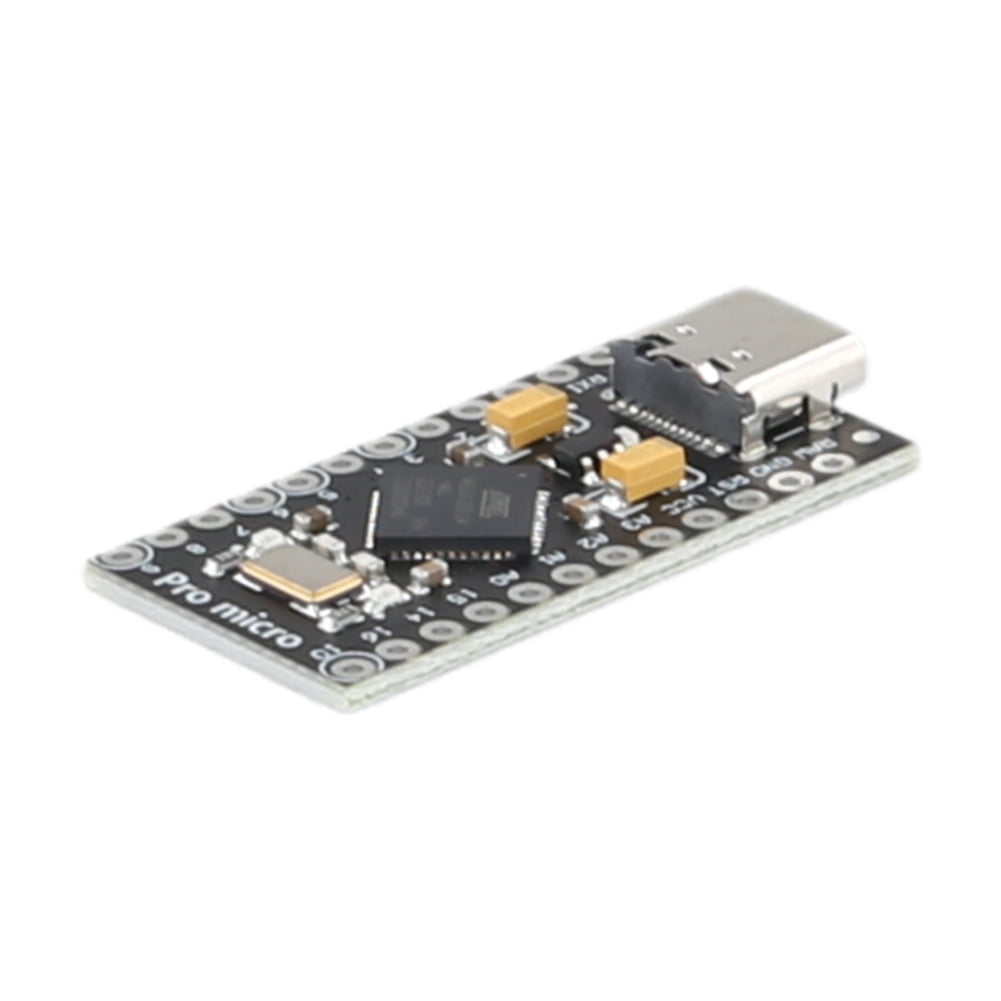 Bsvklp Placa USB ATmega32U4 MICRO / TYPE-C con cabezal pines 2 filas ...