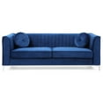thumbnail image 4 of Glory Furniture Delray Velvet Sofa in Navy Blue, 4 of 7