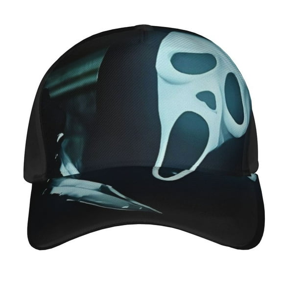 Scream Ghostface Baseball Caps For Men Women Fashion Printed Dad Hats Breathable Classic Adjustable Sun Hat