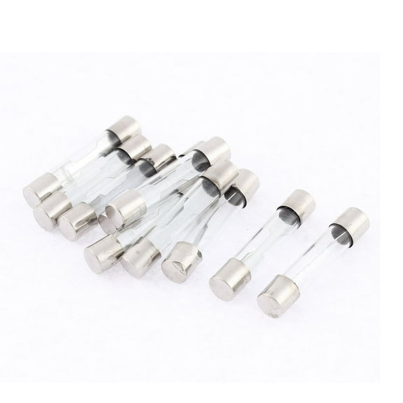 32V 20A Clear Glass Tube Fuses 6mm x 30mm 10 Pcs