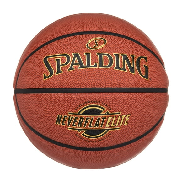 Baloncesto Spalding NeverFlat Elite para interiores y exteriores, tamaño 7 29.5