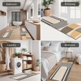 thumbnail image 5 of Brown Boho Geometric Pattern Kitchen Rugs Sets Of 3,Kitchen Runner Rugs Non Skid Washable,Decorative Kitchen Floor Mats for Kitchen,Sink,Laundry,17"x30"+ 17"x47" + 17"x59", 5 of 6