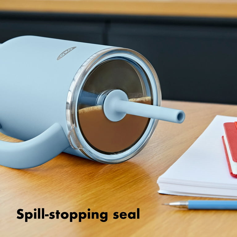 Cold Cup Isotherme Inox Avec Anse - Matt - Violet Obscur & Or - 600ml Qwetch