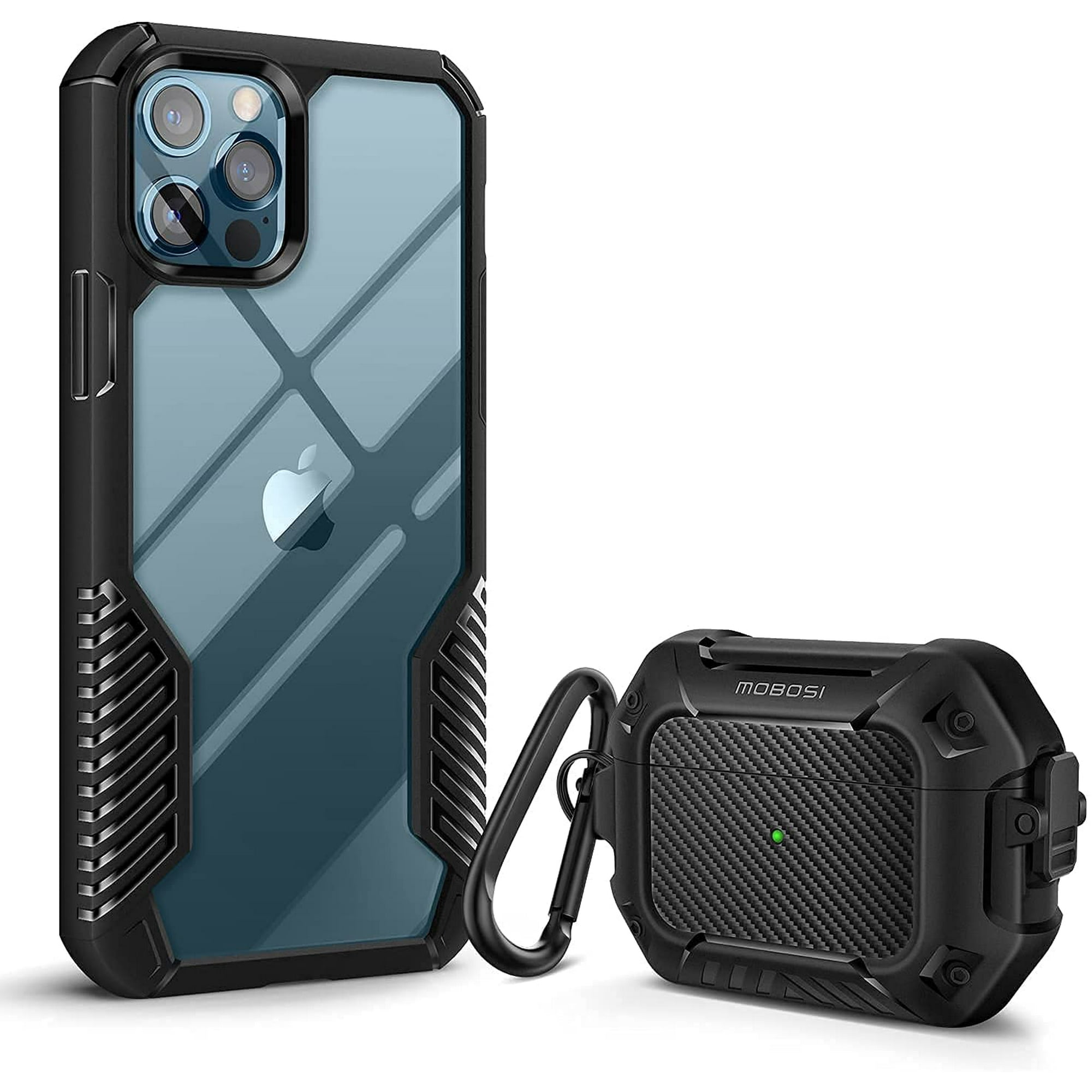 Bundle] AIMTYD Vanguard Armor Compatible with iPhone 12 Pro Max Case 6.7  Inch & AirPod Case for Airpods Pro Case Cover (Black)(2 Items Bundle) |  Walmart Canada