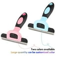 thumbnail image 3 of Charkool Dog/Cat Grooming Rake, Grooming Tool, Removes Loose Hair and Tangles, Blue, 3 of 6
