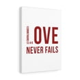 thumbnail image 5 of Scripture Walls Love Never Fails 1 Corinthians 13:4-8 Bible Verse Canvas Christian Wall Art Ready to Hang Unframed, 5 of 15