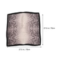thumbnail image 2 of FRCOLOR 70cm Women Fashion Leopard Silk Shawl Elegant Square Towel Female Shawl Spring Summer Towel for Women Ladies (Grey), 2 of 8