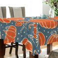 thumbnail image 3 of Dreamtimes Thanksgiving Pumpkin Tablecloth, Waterproof Washable Polyester Square Table Cover, Durable Tablecloth for Kitchen Dining Table Party Decor,54"X 54", 3 of 7