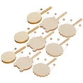 thumbnail image 4 of 3 juegos de sonajero de madera de dibujos animados, juguetes para bebés, artesanía de madera, pintura DIY, educación temprana, 4 of 12