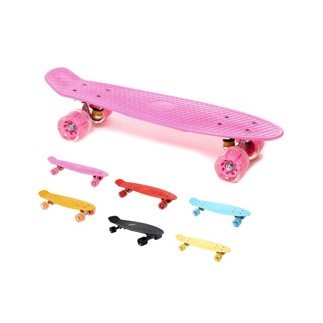 Mini Patineta Estilo Penny Tabla Skate Colores Skateboard Pitipa JM1712-PNK