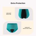 thumbnail image 5 of INNERSY Plus Size Period Underwear for Women Heavy Flow Cotton Menstrual Panties 3-Pack(5XL,Classic), 5 of 8