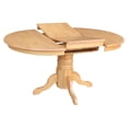 thumbnail image 7 of East West Furniture Avon Oval Wood Butterfly Leaf Dining Table in Oak, 7 of 7
