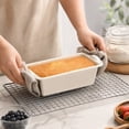 thumbnail image 4 of Square Baking Pan for Oven, Small Bread Loaf Pan, Non-Stick Carbon Steel Bakeware for Homemade Bread, 7.56x2.17 inches, 4 of 4