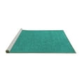 thumbnail image 2 of Ahgly Company Machine Washable Indoor Rectangle Solid Turquoise Blue Modern Area Rugs, 4' x 6', 2 of 4