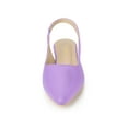 thumbnail image 6 of BLISSFUL STEP Valentine's Women's Shoes Slingback Pointed Toe Flat Shoes Lavender 8.5, 6 of 7