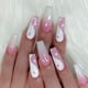 thumbnail image 1 of Rosa uñas postizas acrílico brillante diseño chino uñas postizas baile TaiChi uñas mujeres (24 uds) Namotu YZY916, 1 of 5