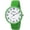 Green, variant on Collections Women's Super Large Face Stretch Band Watch, Japanese Movement PC21J, Adults