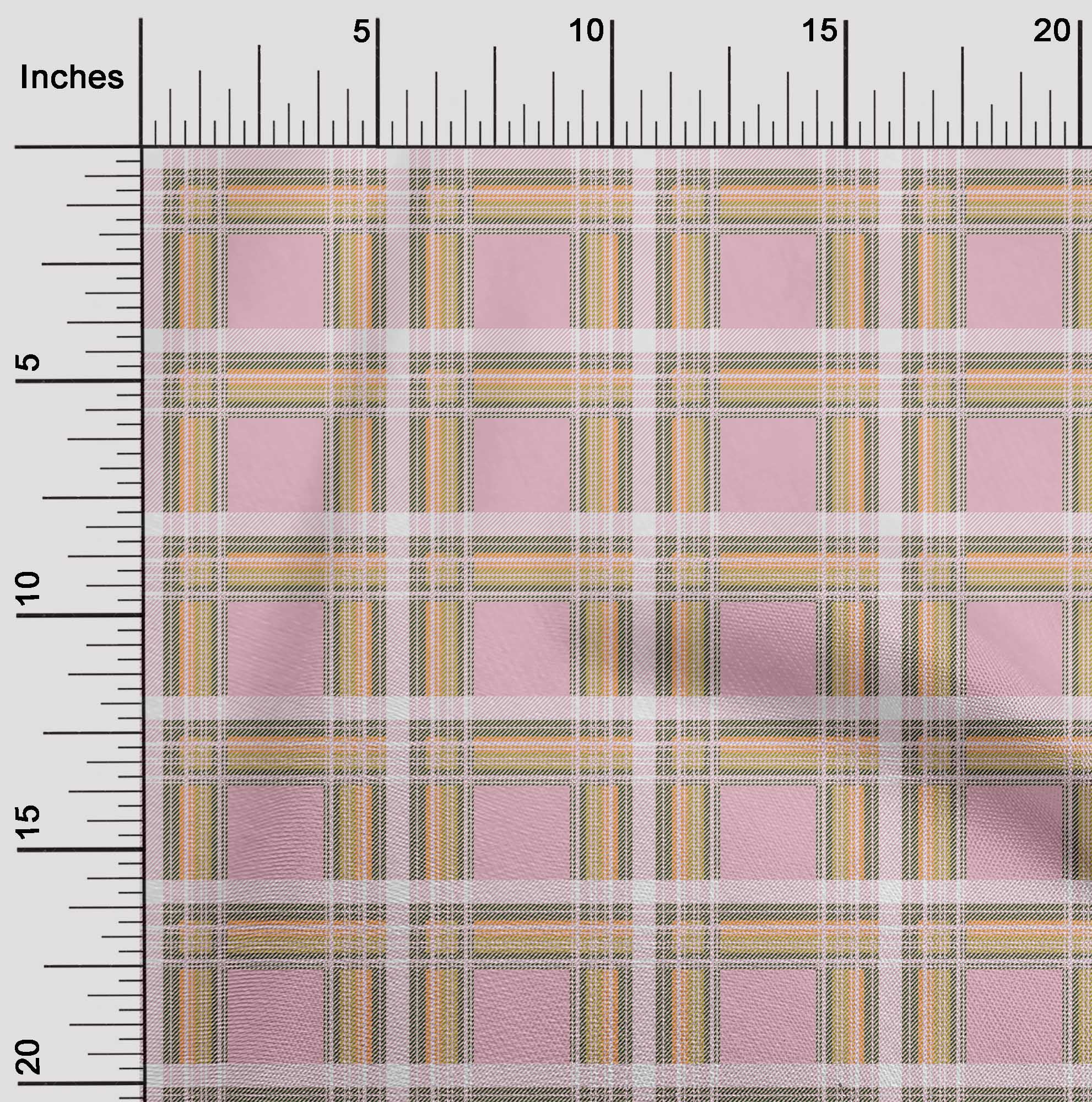 Check Print Textile oneOone Silk Tabby Fabric Tartan Check Print Fabric By The Yard 42 Inch ...