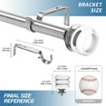 thumbnail image 3 of Urbanest Palazzo Crystal Single Curtain Rod and Hardware Set, 3 of 6