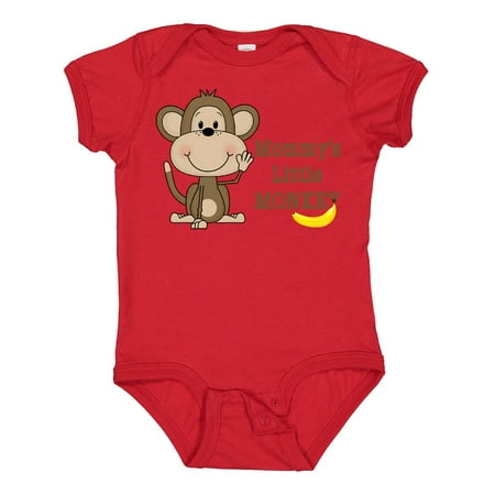 

Inktastic Mommy s Little Monkey Gift Baby Boy or Baby Girl Bodysuit