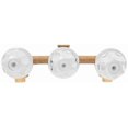 thumbnail image 2 of Grifo Kingston Brass Elements of Design EF110 Saloon con 3 manijas para bañera y ducha, cromo pulido, 2 of 4