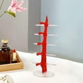 thumbnail image 4 of Multi Tier Eyeglasses Frame Stand Glasses Organizer Decorative Shelves 5 Frames Retail Display Shelf Rack Show for Showcase, Countertop, Retail, 4 of 8