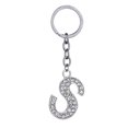 thumbnail image 1 of Porte-clés Design Strass A à Z Pendentif Porte-Clés pour Décoration de Sac à Main, 1 of 8