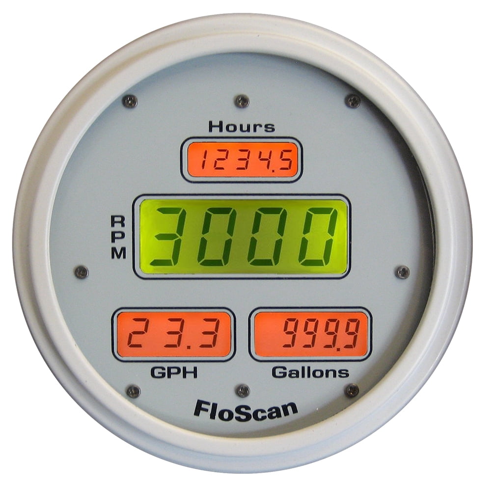 FLOSCAN 720020B1 FUEL FLOW METER WHITE