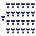 thumbnail image 4 of Conjunto de bikini de 25 piezas, elegante conjunto de lencería de spa con parte superior e inferior para fiestas de vacaciones en clubes Azul, 4 of 9