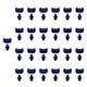 thumbnail image 4 of Conjunto de bikini de 25 piezas, elegante conjunto de ropa interior para mujer, ideal para clubes, viajes y salones. Azul, 4 of 9