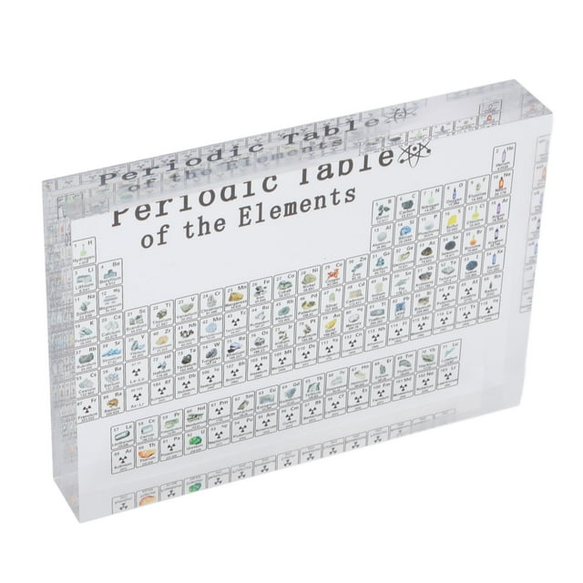 Periodic Table Of Elements, Acrylic Material Periodic Table With Elements Home Decor For Teachers For Kids For Students L