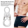 thumbnail image 3 of Massage Men Bracket Kit Elastic Portable Comfortable Grip Men Massage Extender Rod Kit For Home Travel, 3 of 5