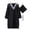 Grey, variant on Academic Graduation Gown Robe For Doctoral With Cap Tassel