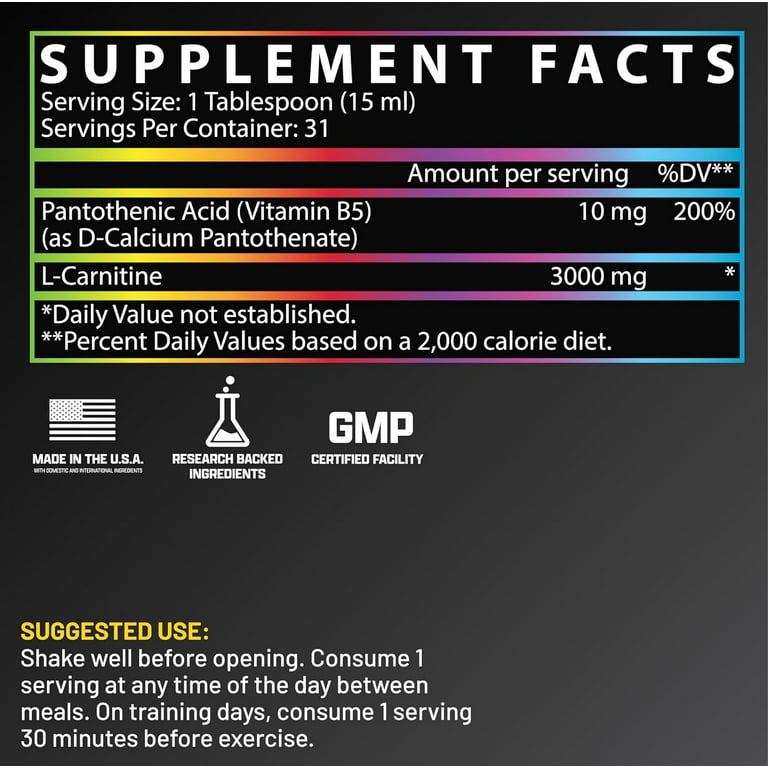 Nutrex Research Liquid L-Carnitine 3000 Sour Gummy Worms Fat Metabolism Energy Support Drink 31 Servings Nutrex Research Liquid L-Carnitine 3000 Sour Gummy Worms Fat Metabolism Energy Support Drink 31 Servings