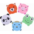 thumbnail image 1 of 5pcs Cute Animals Silicone Coasters Creative Coffee Drink Cup Mat Sets For Drinks Anti-ski Gift, 1 of 5