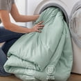 thumbnail image 6 of U by Bedsure Queen Comforter Set Sage Green, 7 Pieces Reversible Bed in a Bag, Boho Lightweight Bedding Set, Contrasting Design, 6 of 8
