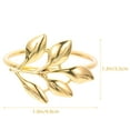 thumbnail image 4 of 15Pcs Electroplated Leaves Napkin Rings Eco-friendly Leaf Napkin Clasps, 4 of 6