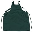 thumbnail image 1 of GOOHOCHY Delantal de trabajo impermeable con bolsillo, correa de hombro doble, delantal anti-aceite para cafetería restaurante (verde oscuro), 1 of 7