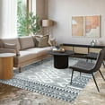 thumbnail image 4 of Area Rugs For Living Room Dark Grey Dining Room Rugs For Under Table Washable Neutral Area Rugs Low-Pile Ultra-Thin Distressed Entryway Rugs Indoor Throw Carpet For Bedroom Nursery, 4 of 8