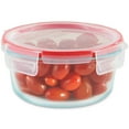 thumbnail image 3 of Pyrex Freshlock 4-Cup Round Glass Food Storage Container with Built-in Write + Erase Label Lid, Ideal Use for Meal Prep and Batch Cooking, 3 of 8