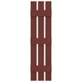 thumbnail image 3 of Ekena Millwork 12"W x 63"H Mid-America Vinyl, Standard Size Three Board Spaced Shutters, w/Installation Shutter-Lok's & Matching Screws (Per Pair), 027 - Burgundy Red, 3 of 13