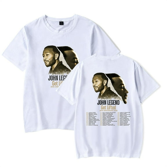 XIANQI John Legend Get Lifted 20th Anniversary Hip Hop T-Shirt 3xl